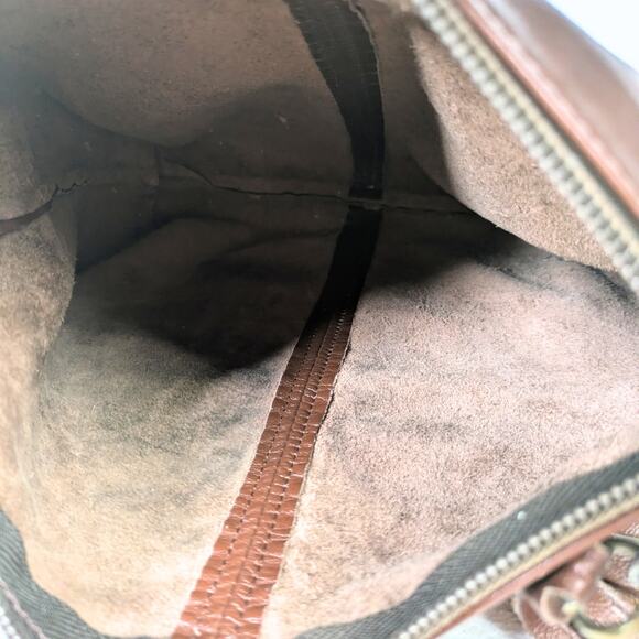Unbranded Handmade Dark Brown Leather Crossbody Bag - Picture 5 of 5